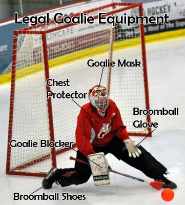 Broomball Goalie Equipment