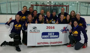 Women's A Broomball Champs - Arctic Blast