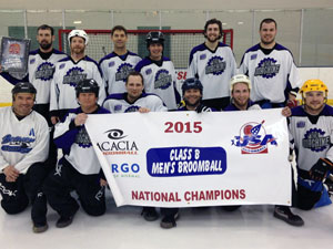 USA Broomball Men's B National Champions