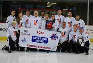 Co-rec A/B Broomball Champions